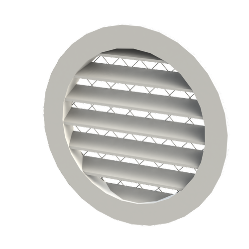 Circular Aluminium Grille with Mesh (CAG)