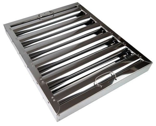 Stainless Steel Baffle Grease Filter H:495mm X W:495mm X D:45mm